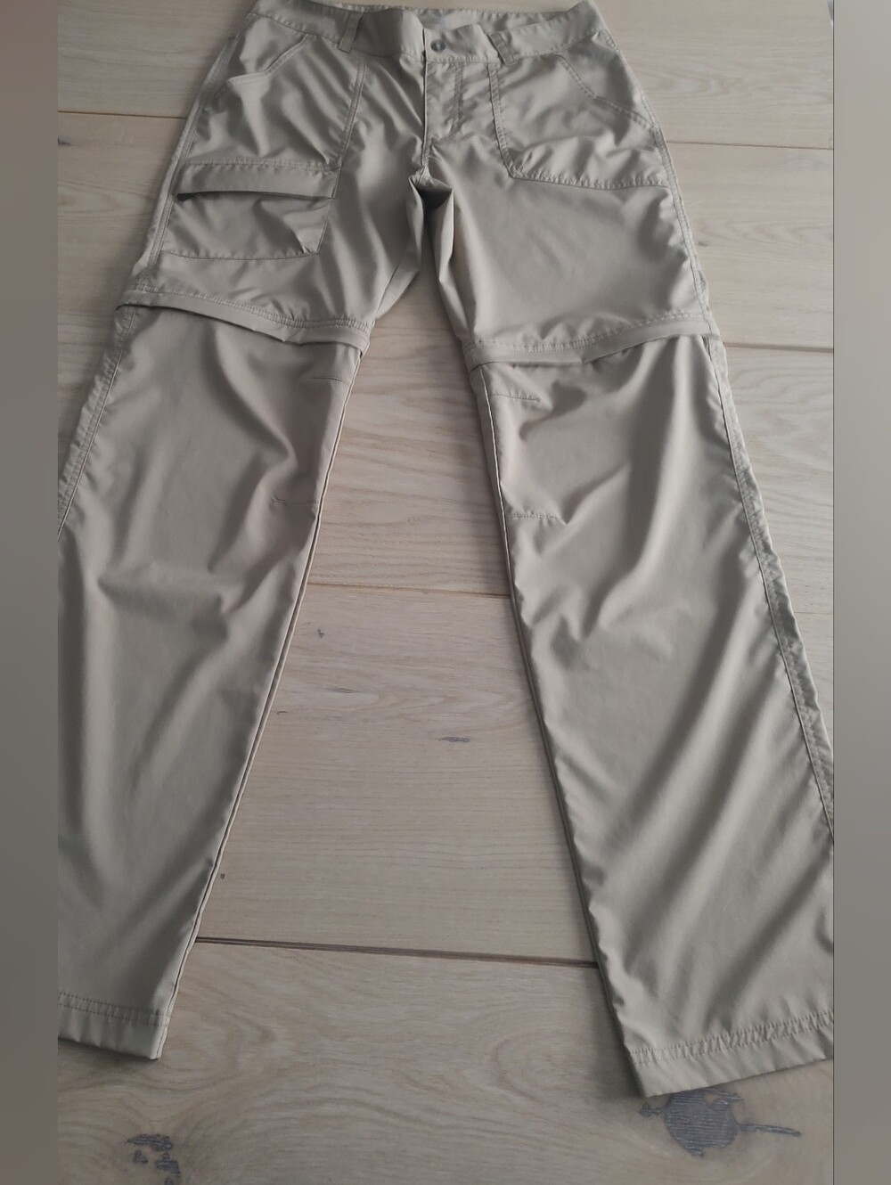 Women's Pants Omny Shield Columbia  Color Beige 12 Convertible Pockets Quick Dry